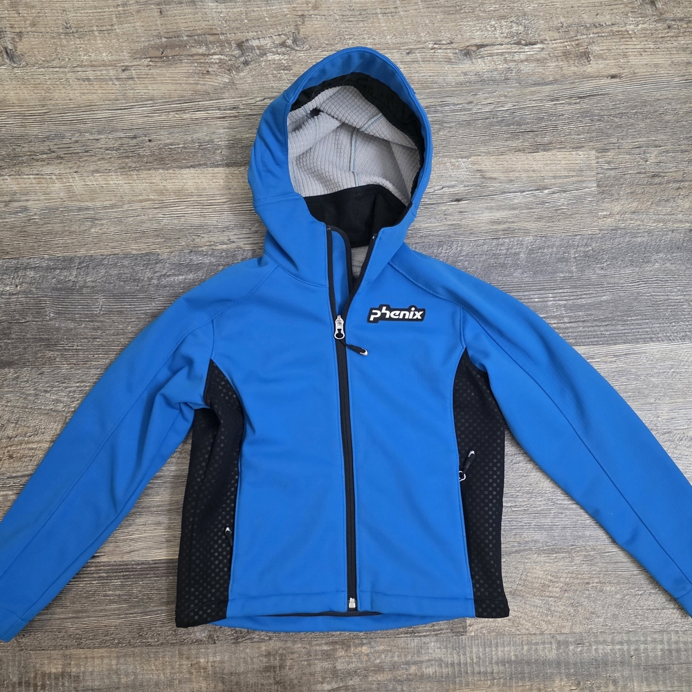 Phenix Blue and Black Hooded Jacket